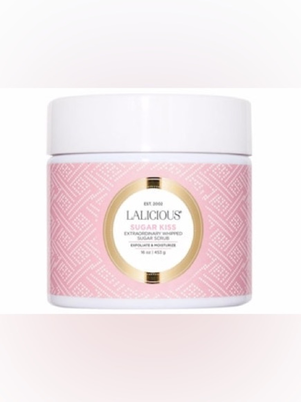 LALICIOUS Extraordinary Whipped Sugar Scrub - mini duo - Sugar Kiss